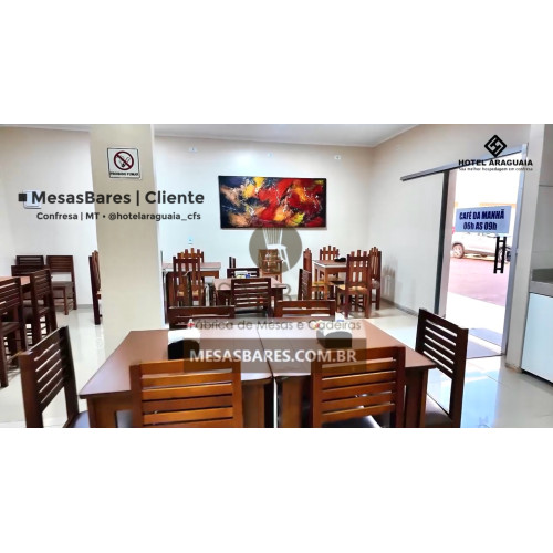 MesasBares | Cliente - Hotel Araguaia - Confresa, MT
